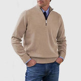 Ingmar | ELEGANTIŠKAS VYRIŠKAS MEGZTINIS SU PUSIAU ZIPU