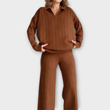 Marina | Komplektas su laisvu siluetu ir minimalistiniu stiliumi