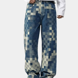 Edvard | Vyrų Pixel Efektu Džinsai