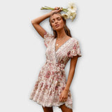 Adélia | Trumpa boho suknelė