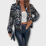 Raquel | Elegantiškas leopardų rašto švarkas